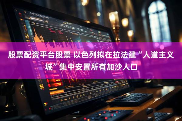 股票配资平台股票 以色列拟在拉法建“人道主义城”集中安置所有加沙人口